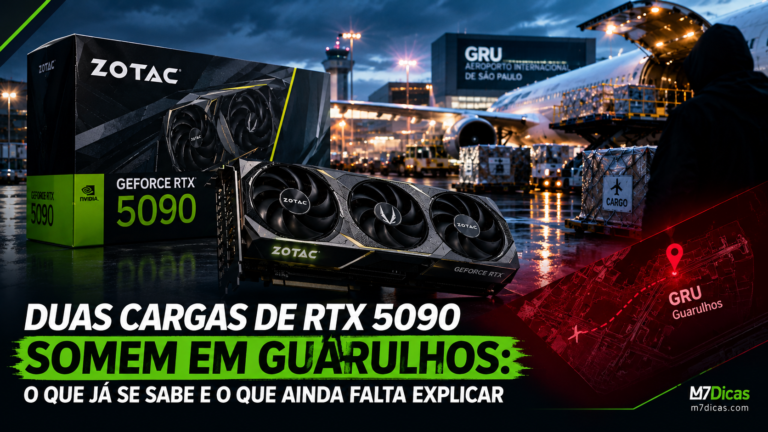 Duas cargas de RTX 5090 somem em Guarulhos: o que já se sabe e o que ainda falta explicar