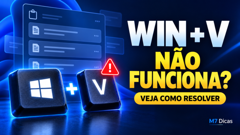 Win + V não funciona? Veja como desbloquear o histórico da área de transferência