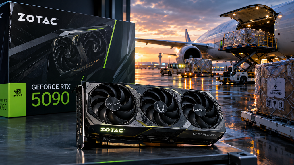 Placa de vídeo ZOTAC GeForce RTX 5090 com 32 GB GDDR7
